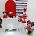 Minnie Vermelha com Arco de Balões