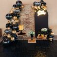Decoração Preto e Dourado